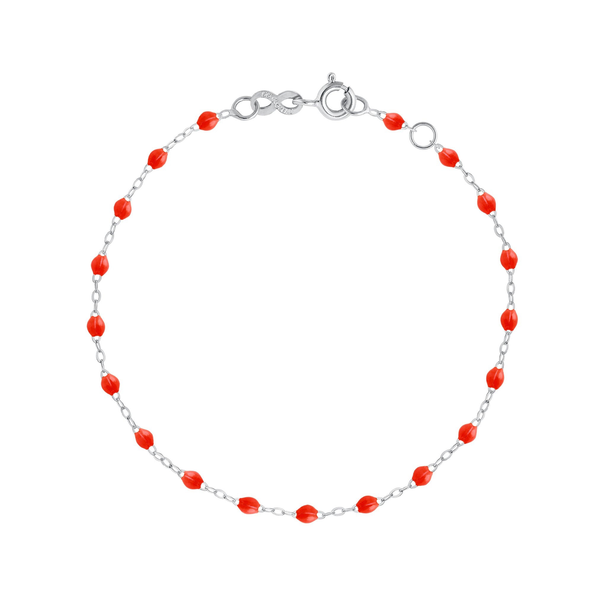 Gigi Clozeau - Classic Gigi Coral bracelet, White Gold, 5.9"