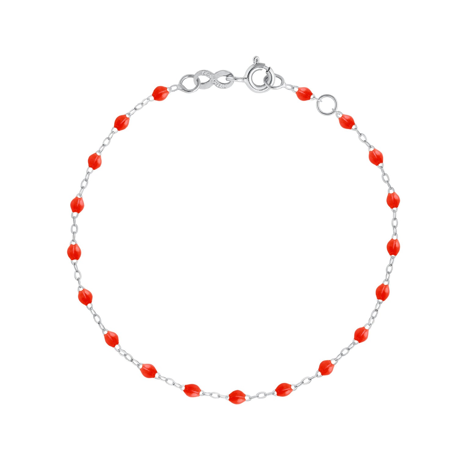 Gigi Clozeau - Classic Gigi Coral bracelet, White Gold, 5.9"