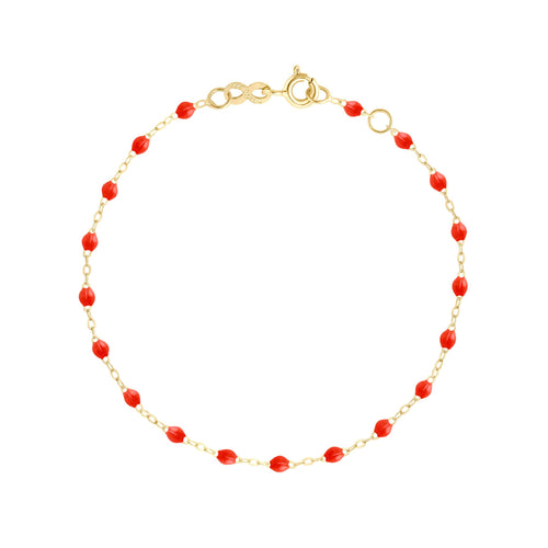 Gigi Clozeau - Classic Gigi Coral bracelet, Yellow Gold, 5.9