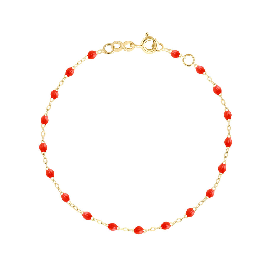 Gigi Clozeau - Classic Gigi Coral bracelet, Yellow Gold, 6.7