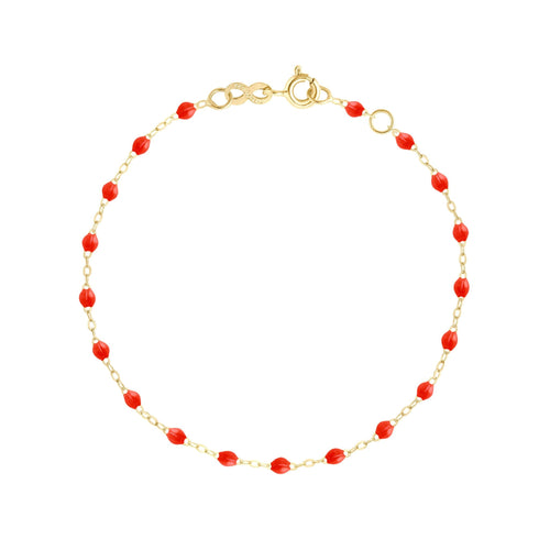 Gigi Clozeau - Classic Gigi Coral bracelet, Yellow Gold, 7.5