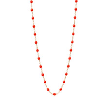 Gigi Clozeau - Classic Gigi Coral necklace, Rose Gold, 16.5"