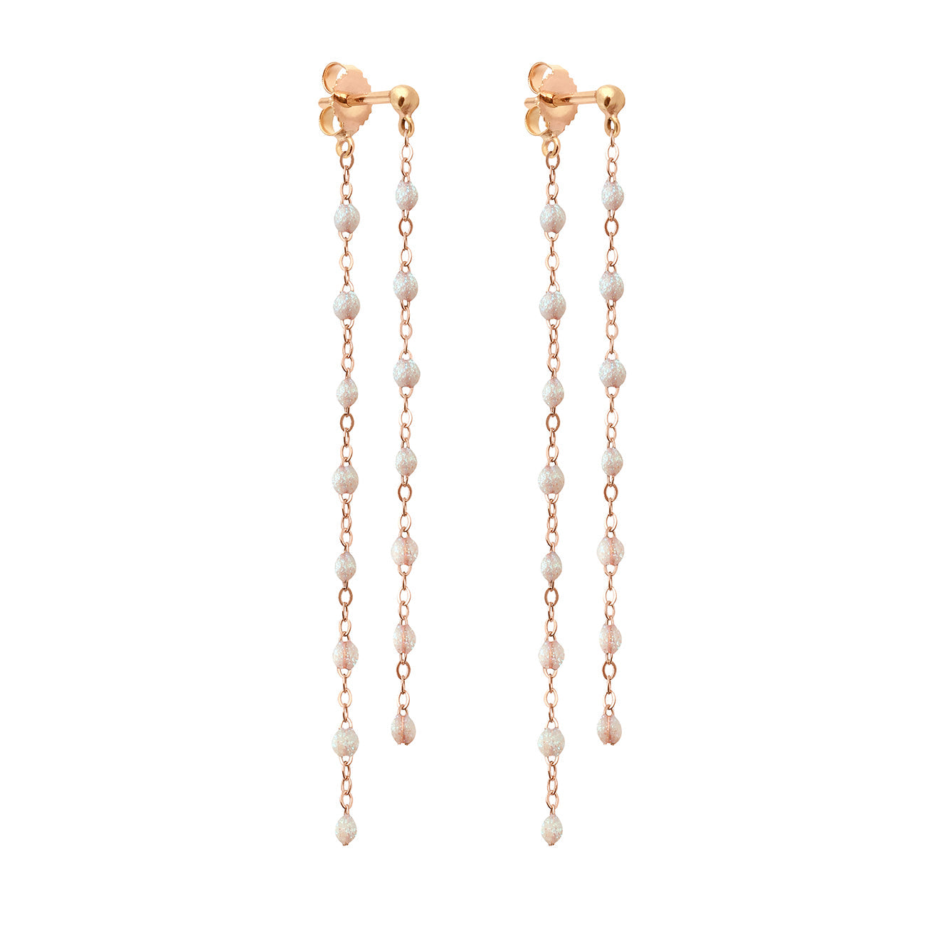 Classic Gigi dangling Opal earrings Rose Gold Gigi Clozeau