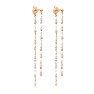 Gigi Clozeau - Classic Gigi dangling Opal earrings, Rose Gold