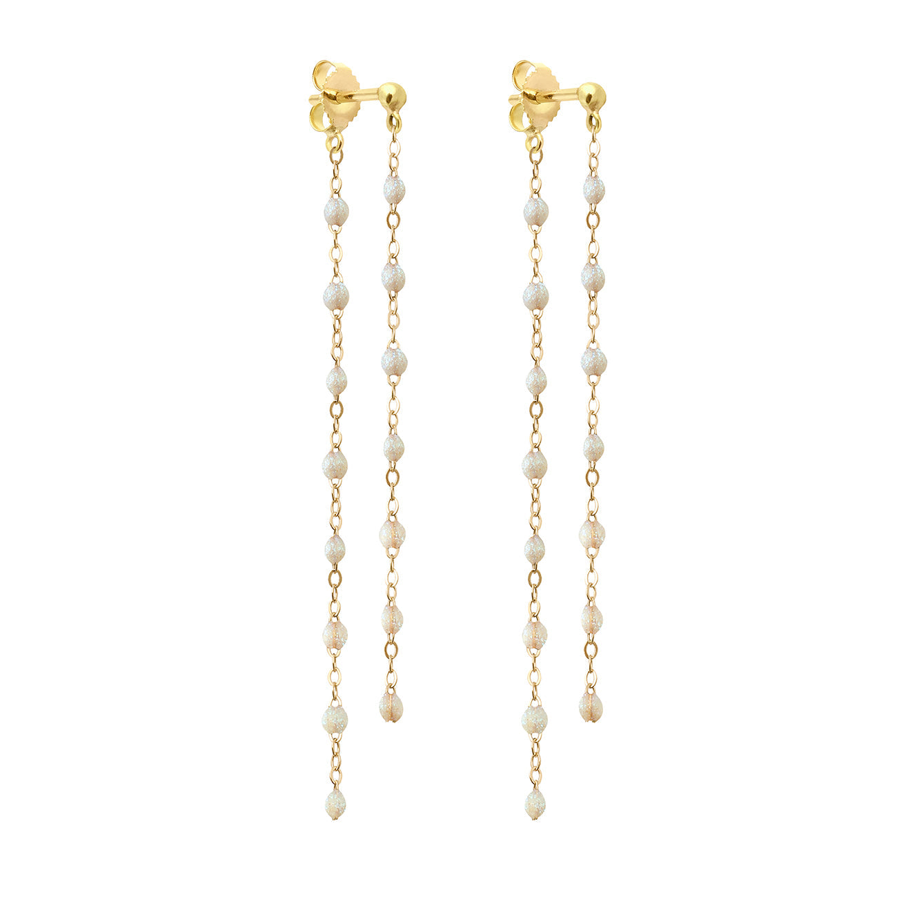 Gigi Clozeau - Classic Gigi dangling Opal earrings, Yellow Gold