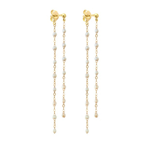 Gigi Clozeau - Classic Gigi dangling Opal earrings, Yellow Gold