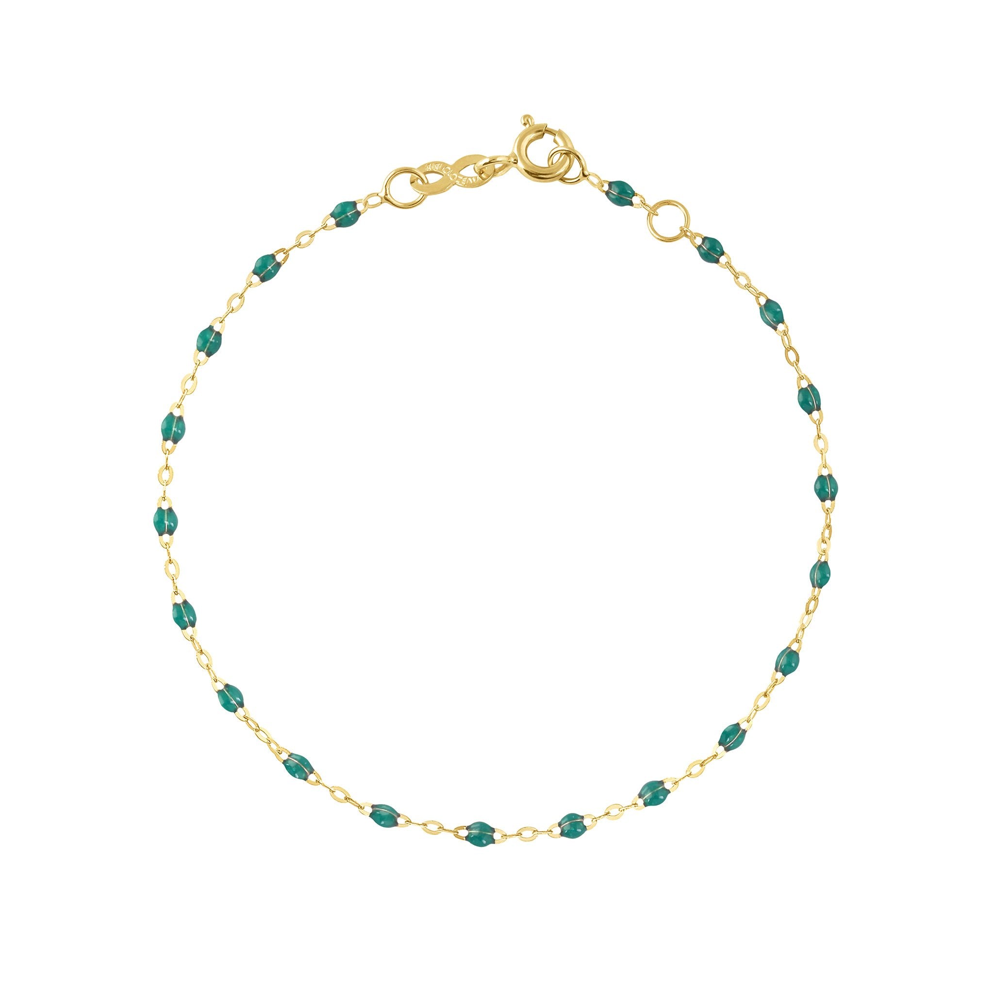 Gigi Clozeau - Classic Gigi Emerald bracelet, Yellow Gold, 6.7"