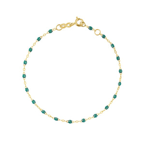 Gigi Clozeau - Classic Gigi Emerald bracelet, Yellow Gold, 6.7"