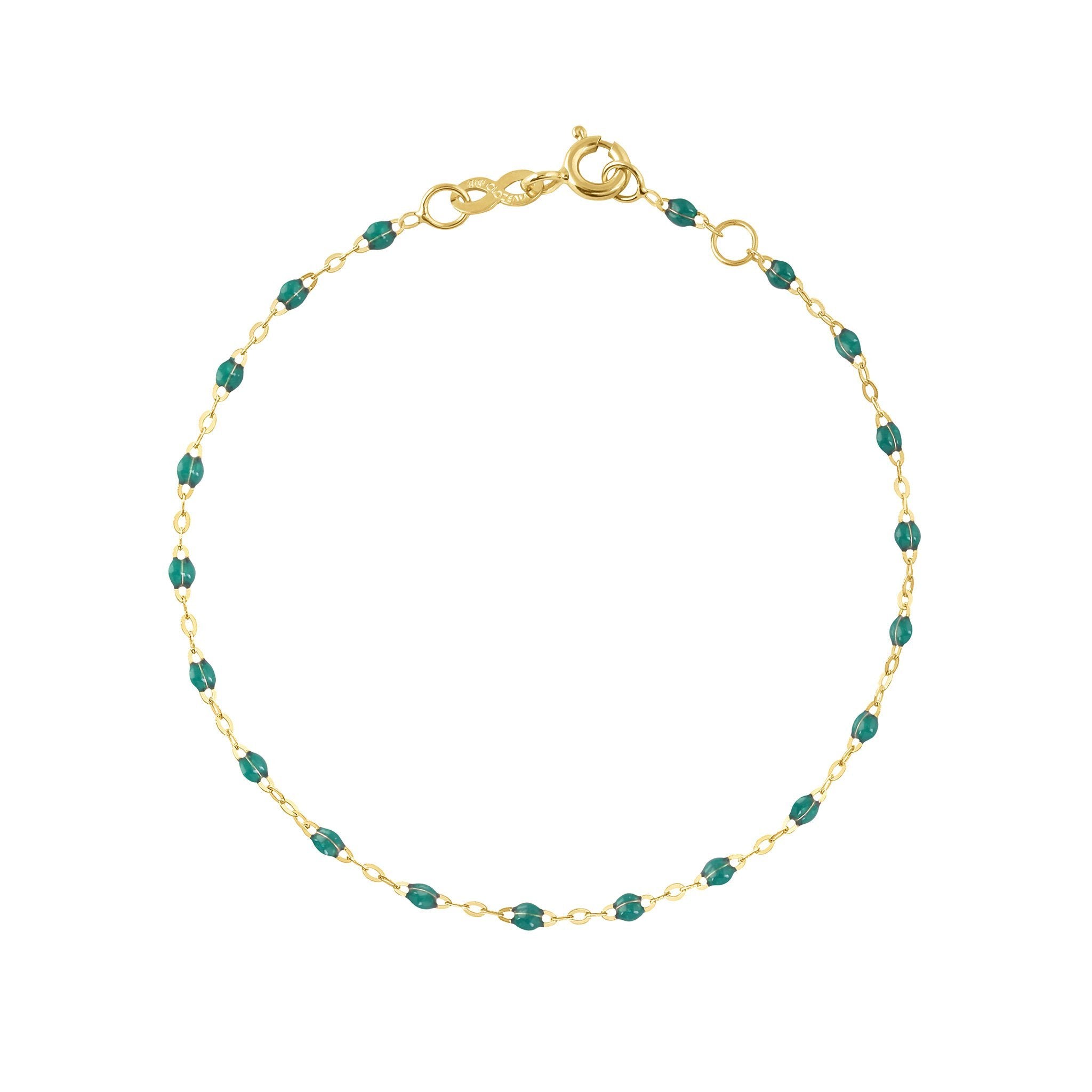 Gigi Clozeau - Classic Gigi Emerald bracelet, Yellow Gold, 5.9"