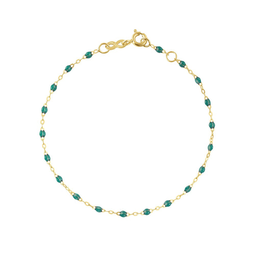 Gigi Clozeau - Classic Gigi Emerald bracelet, Yellow Gold, 7.5
