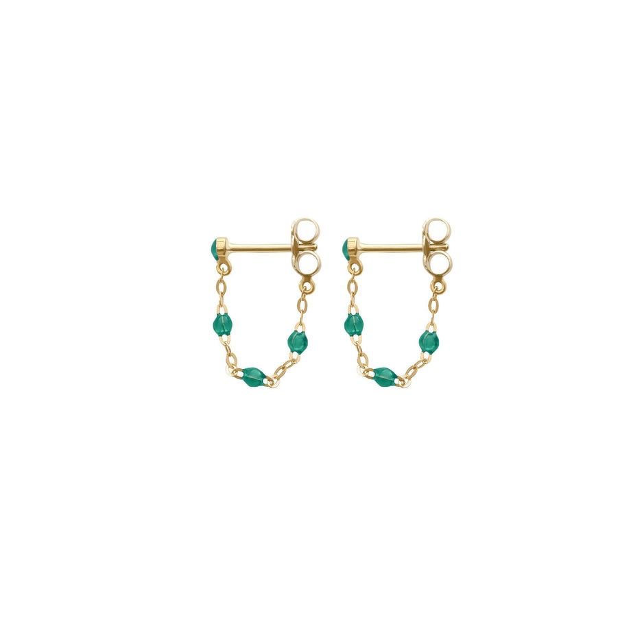 Gigi Clozeau - Classic Gigi Emerald earrings, Yellow Gold