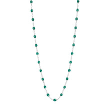 Gigi Clozeau - Classic Gigi Emerald necklace, White Gold, 16.5"
