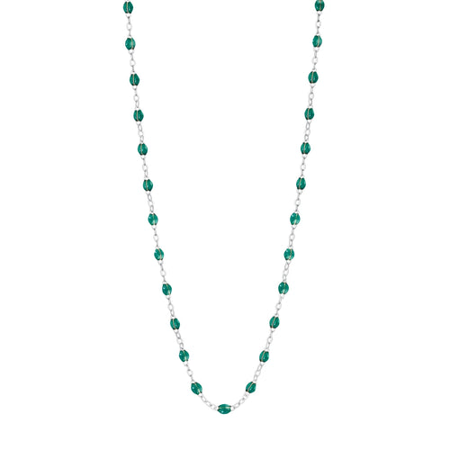 Gigi Clozeau - Classic Gigi Emerald necklace, White Gold, 16.5