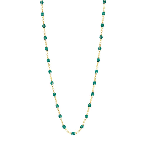 Gigi Clozeau - Classic Gigi Emerald necklace, yellow gold, 16.5