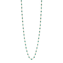 Gigi Clozeau - Classic Gigi Emerald sautoir, Rose Gold, 23.6"