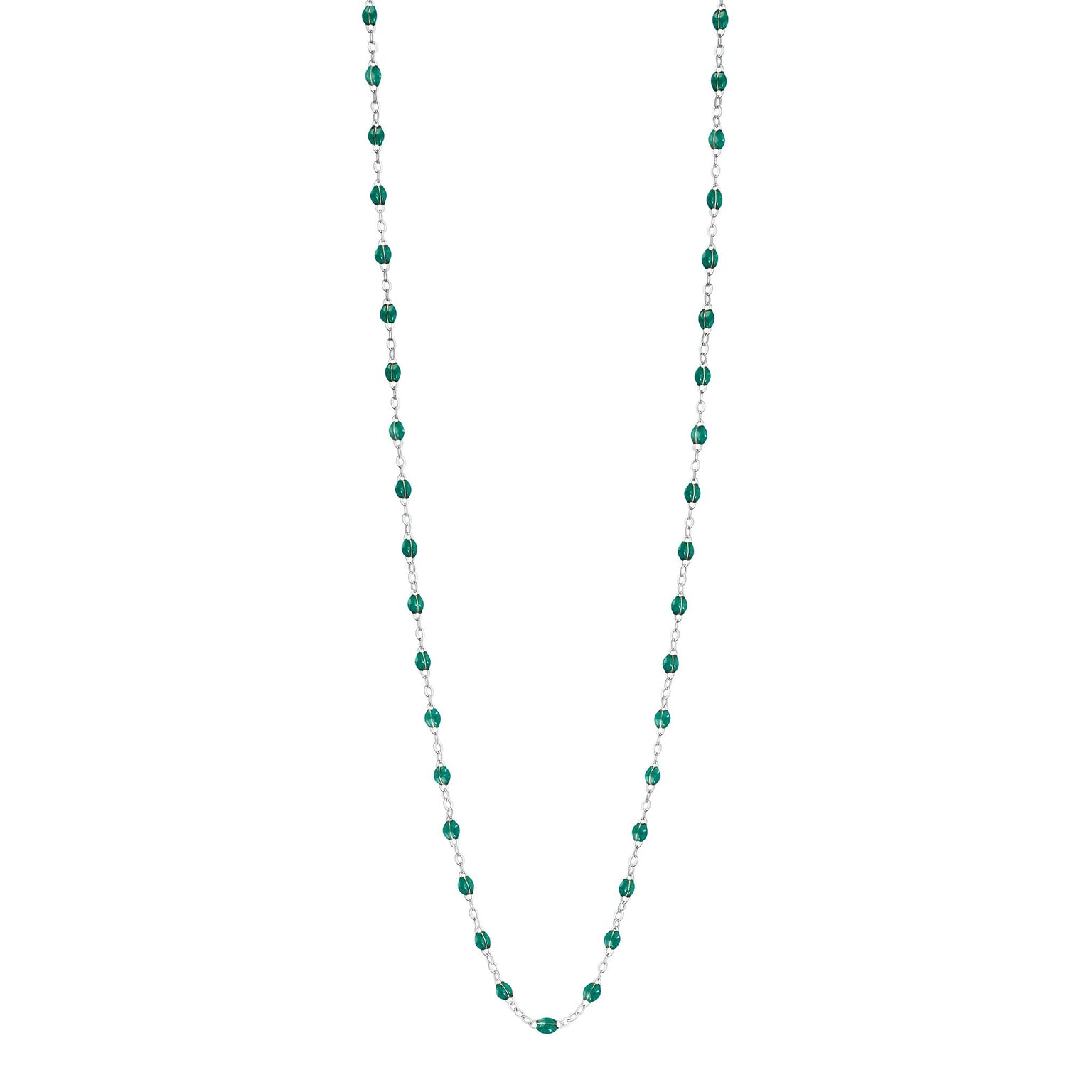 Gigi Clozeau - Classic Gigi Emerald sautoir, White Gold, 23.6"