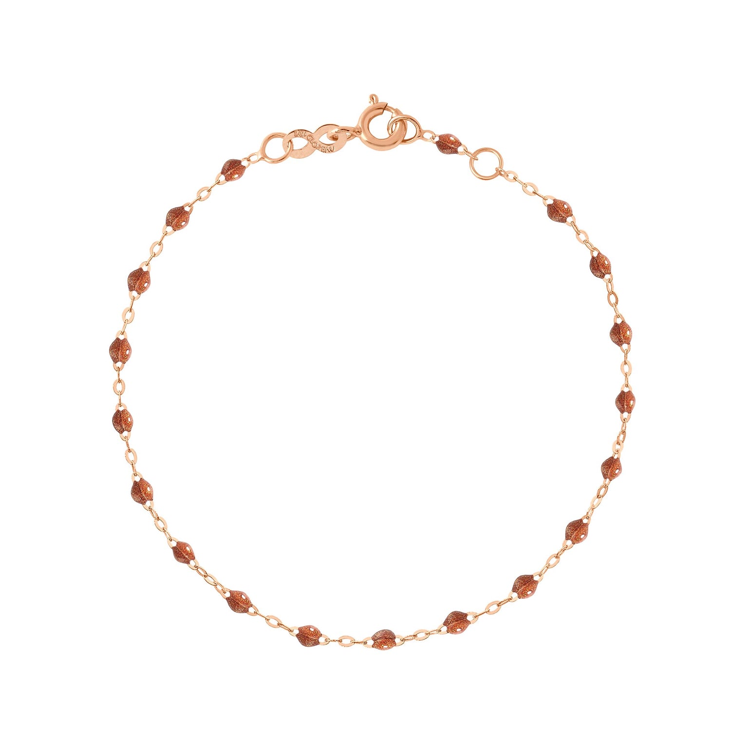 Gigi Clozeau - Classic Gigi Fauve bracelet, Rose Gold, 5.9"