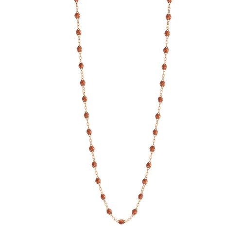 Gigi Clozeau - Classic Gigi Fauve necklace, Rose Gold, 19.7
