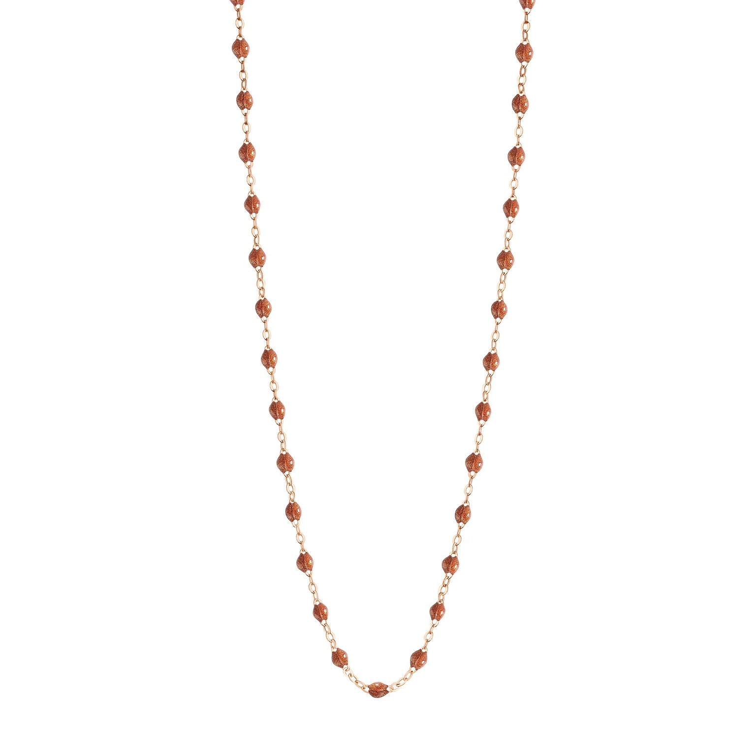 Gigi Clozeau - Classic Gigi Fauve necklace, Rose Gold, 19.7"