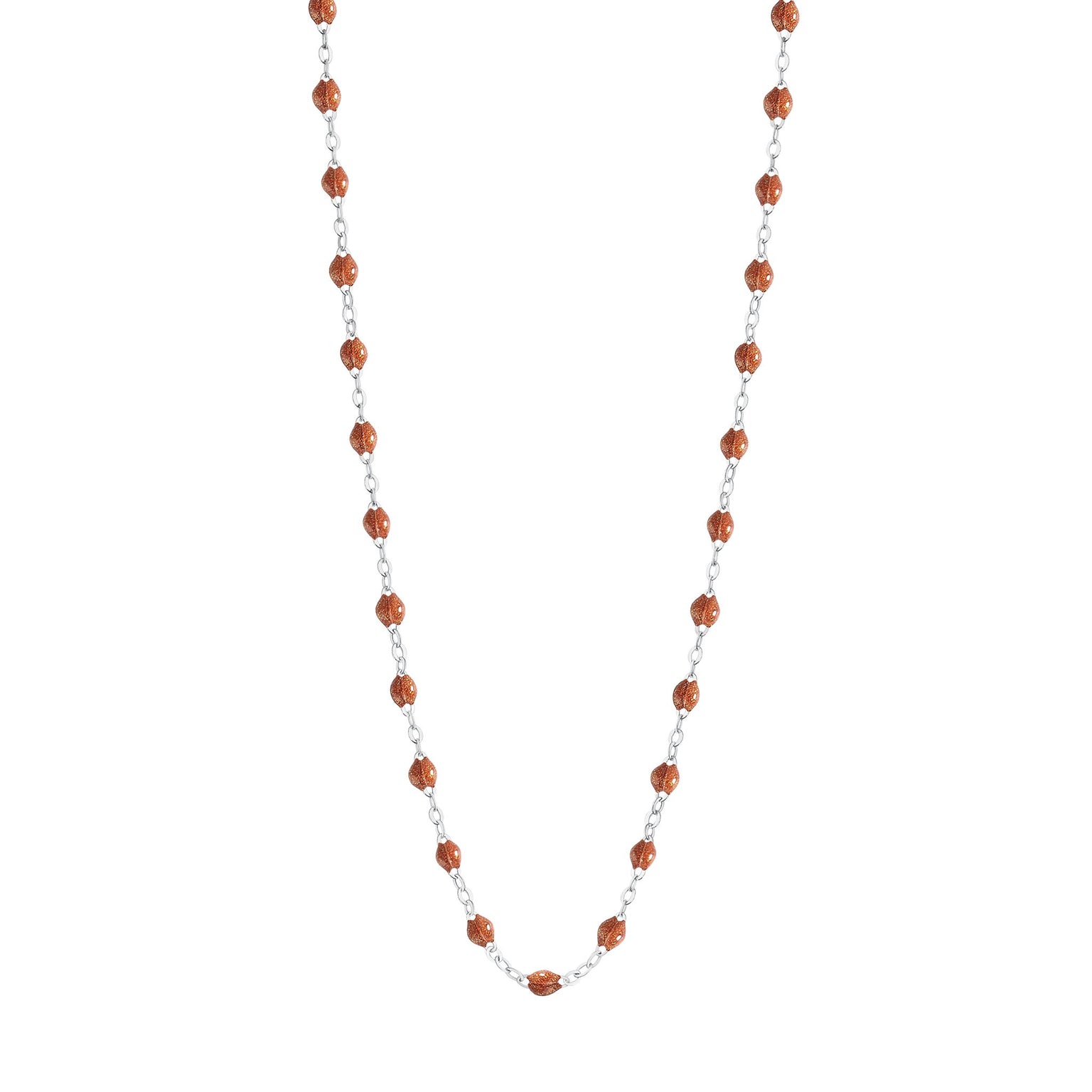 Gigi Clozeau - Classic Gigi Fauve necklace, White Gold, 16.5"