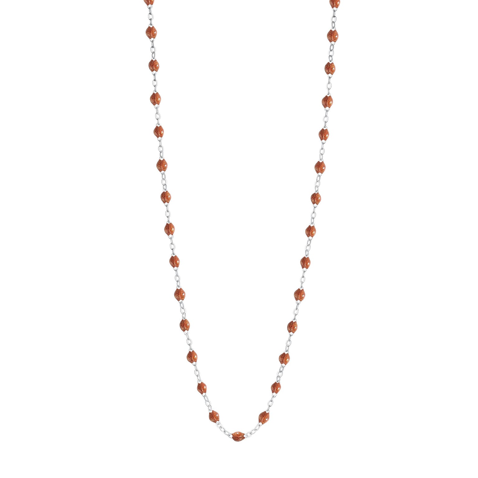 Gigi Clozeau - Classic Gigi Fauve necklace, White Gold, 19.7"