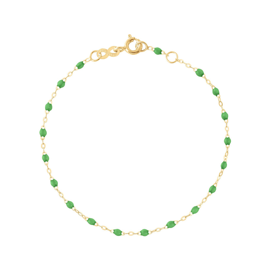 Gigi Clozeau - Classic Gigi Green bracelet, Yellow Gold, 6.7