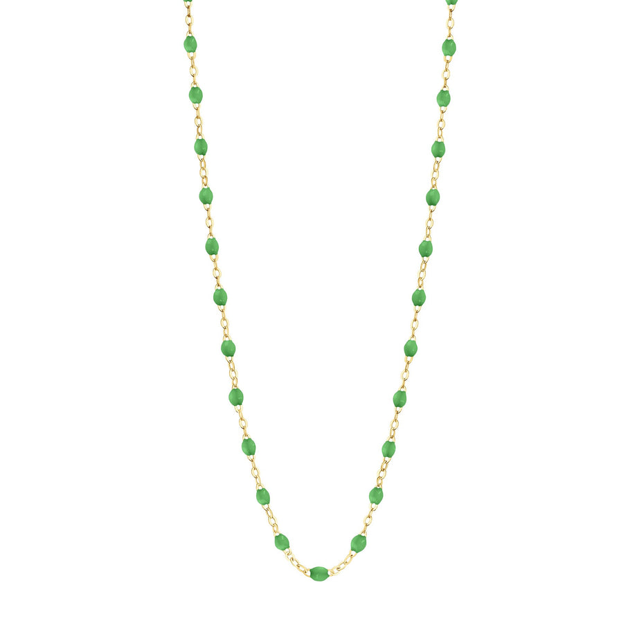 Gigi Clozeau - Classic Gigi Green necklace, yellow gold, 16.5