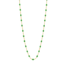 Gigi Clozeau - Classic Gigi Green necklace, Yellow Gold, 19.7"
