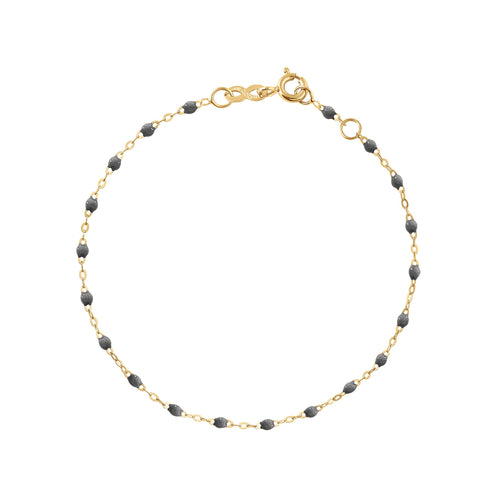 Gigi Clozeau - Classic Gigi Grey bracelet, Yellow Gold, 6.7