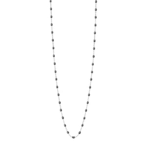 Gigi Clozeau - Classic Gigi Grey sautoir, White Gold, 23.6"