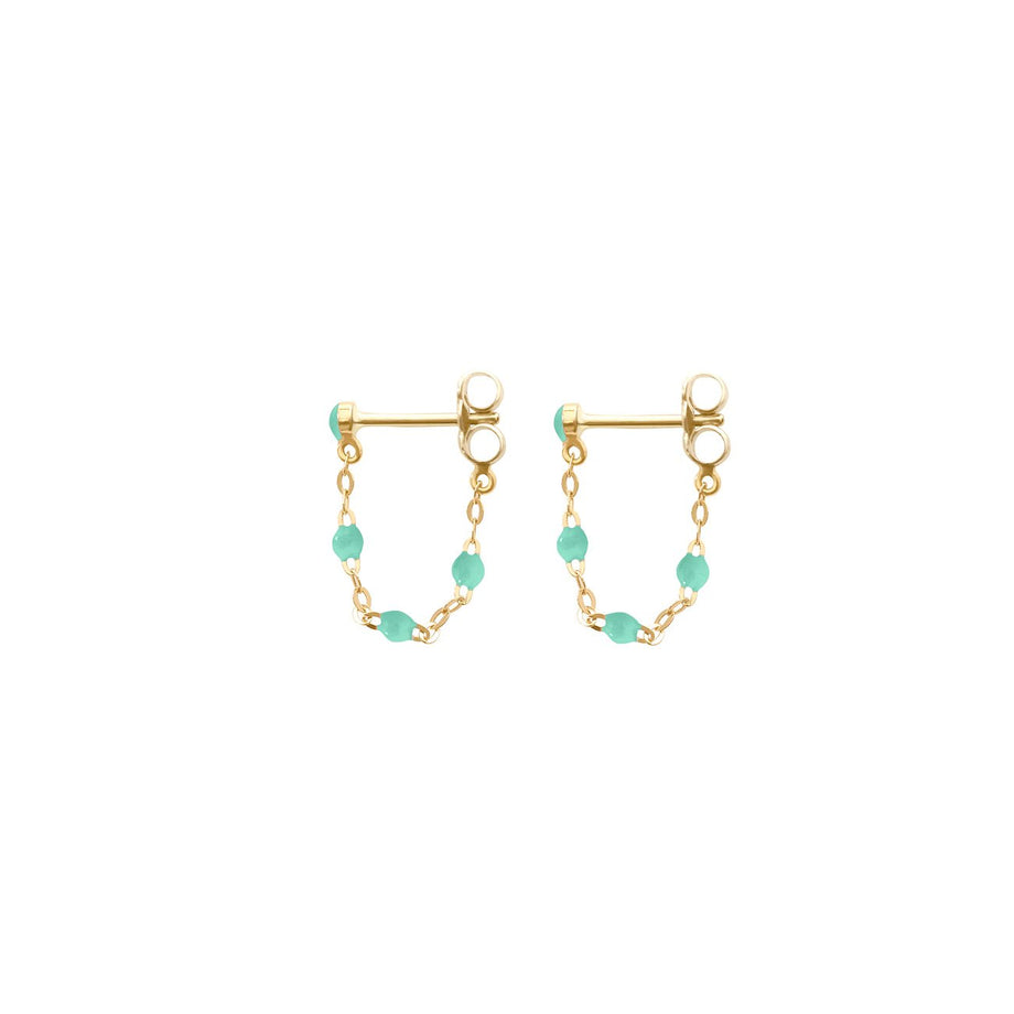 Gigi Clozeau - Classic Gigi Jade earrings, Yellow Gold