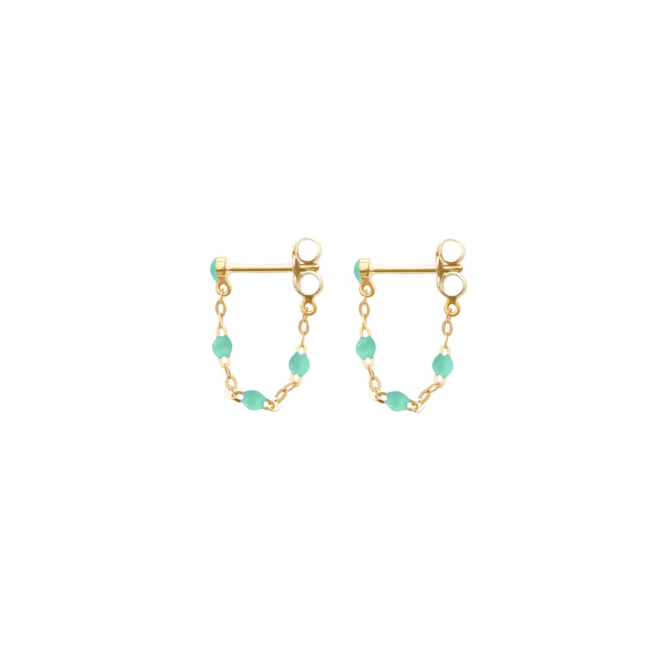 Gigi Clozeau - Classic Gigi Jade earrings, Yellow Gold