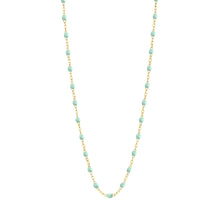 Gigi Clozeau - Classic Gigi Jade necklace, yellow gold, 16.5"