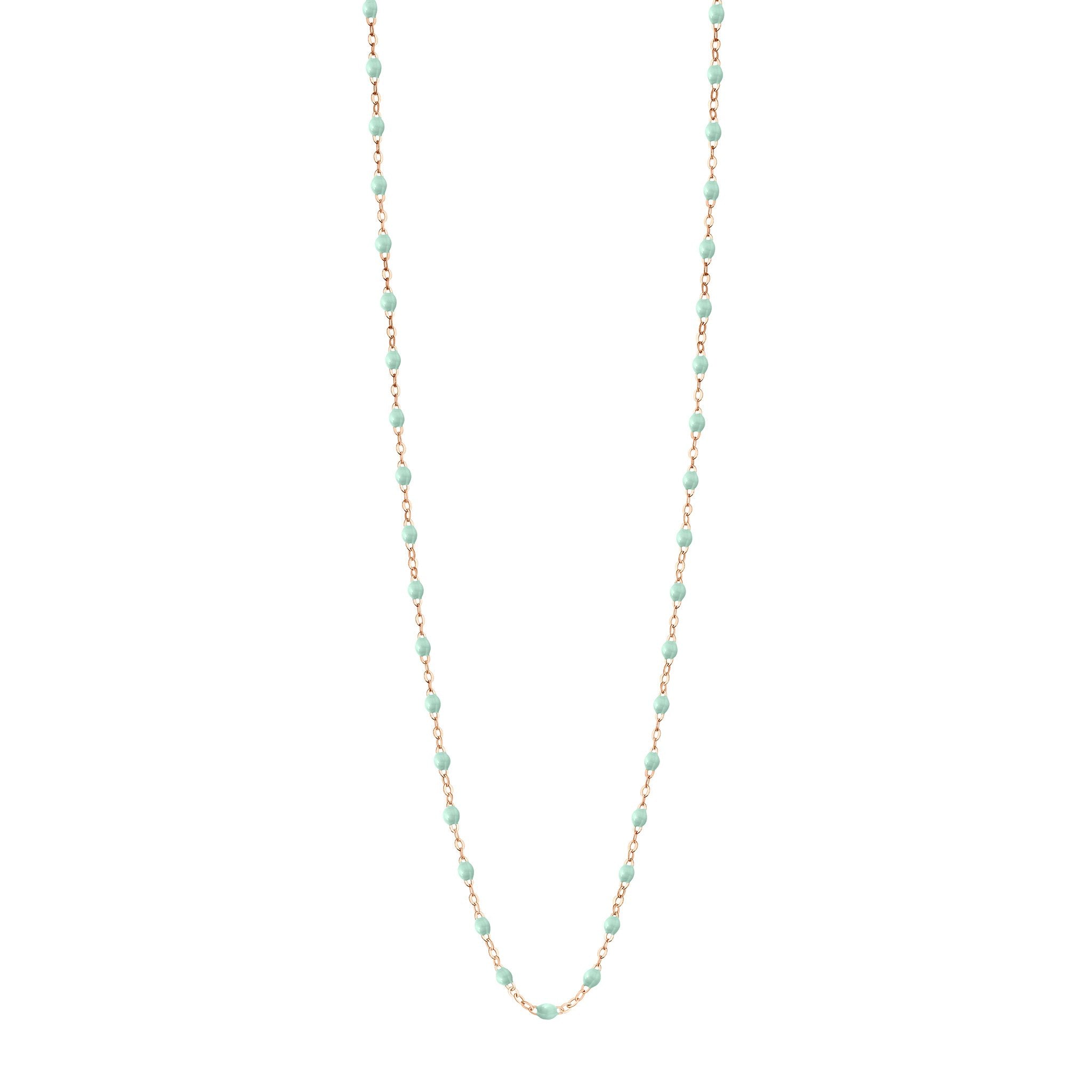 Gigi Clozeau - Classic Gigi Jade sautoir, Rose Gold, 23.6"