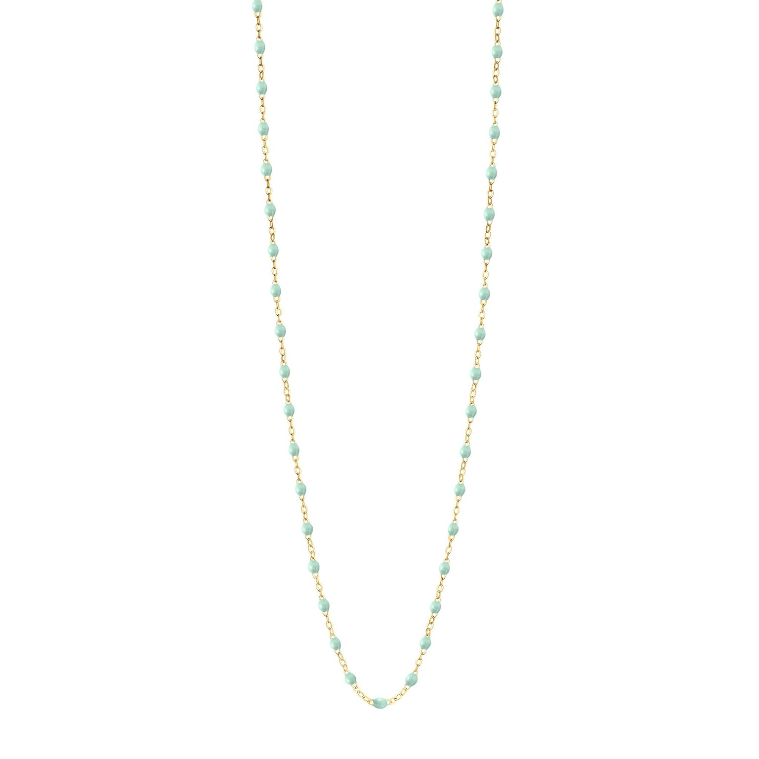 Gigi Clozeau - Classic Gigi Jade sautoir, Yellow Gold, 34"