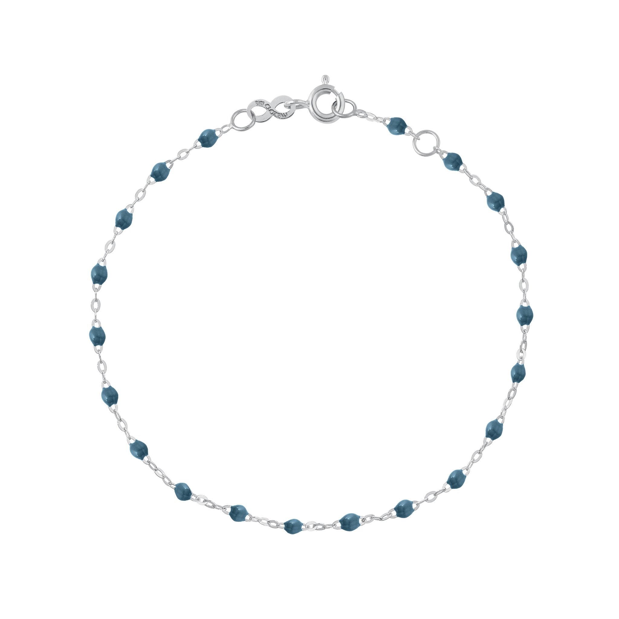 Gigi Clozeau - Classic Gigi Jeans bracelet, White Gold, 7.1"