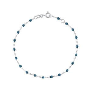 Gigi Clozeau - Classic Gigi Jeans bracelet, White Gold, 5.9"