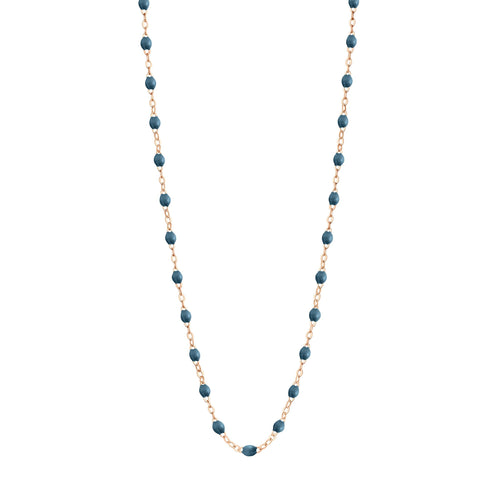 Gigi Clozeau - Classic Gigi Jeans necklace, Rose Gold, 16.5