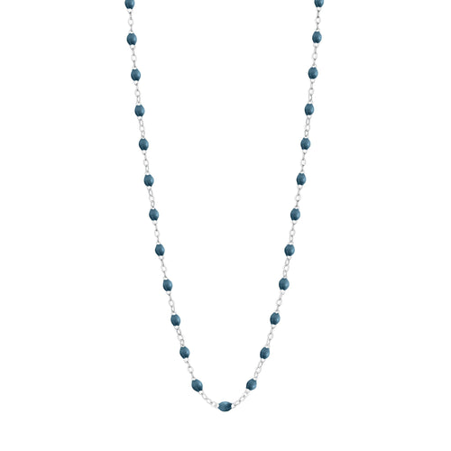 Gigi Clozeau - Classic Gigi Jeans necklace, White Gold, 16.5