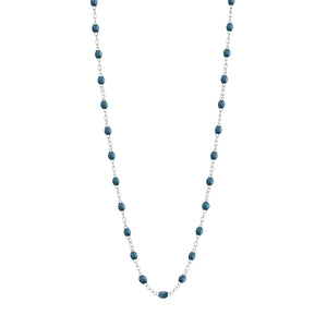 Gigi Clozeau - Classic Gigi Jeans necklace, White Gold, 16.5"