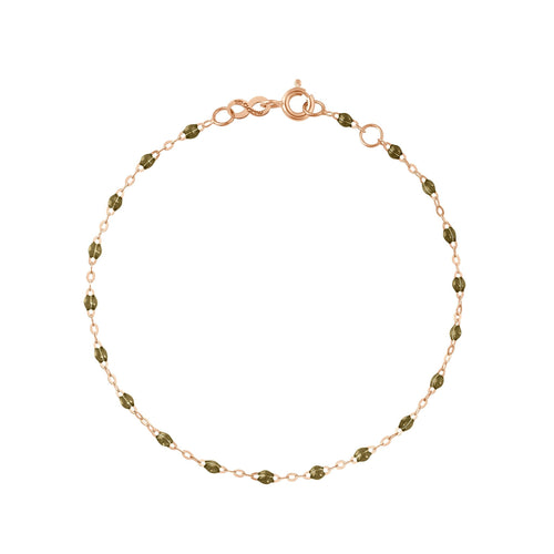 Gigi Clozeau - Classic Gigi Khaki bracelet, Rose Gold, 7.5