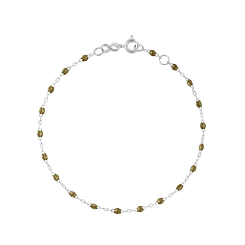 Gigi Clozeau - Classic Gigi Khaki bracelet, White Gold, 7.5