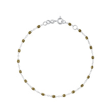Gigi Clozeau - Classic Gigi Khaki bracelet, White Gold, 5.9"