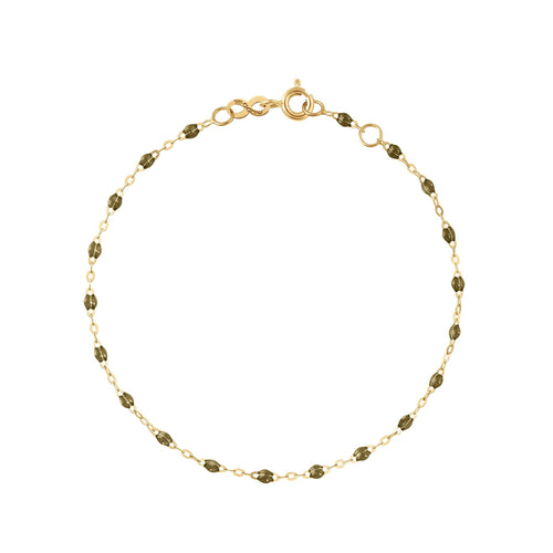 Gigi Clozeau - Classic Gigi Khaki bracelet, Yellow Gold, 7.5