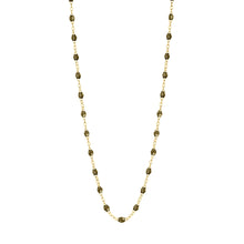 Gigi Clozeau - Classic Gigi Khaki necklace, yellow gold, 16.5"