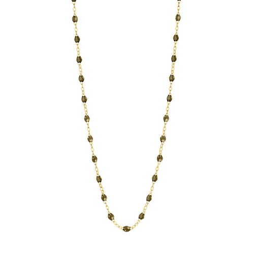 Gigi Clozeau - Classic Gigi Khaki necklace, yellow gold, 16.5