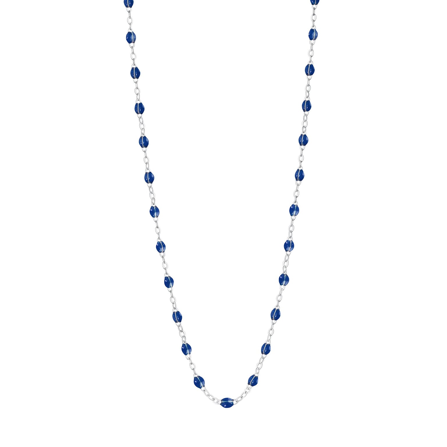 Gigi Clozeau - Classic Gigi Lapis necklace, White Gold, 16.5"