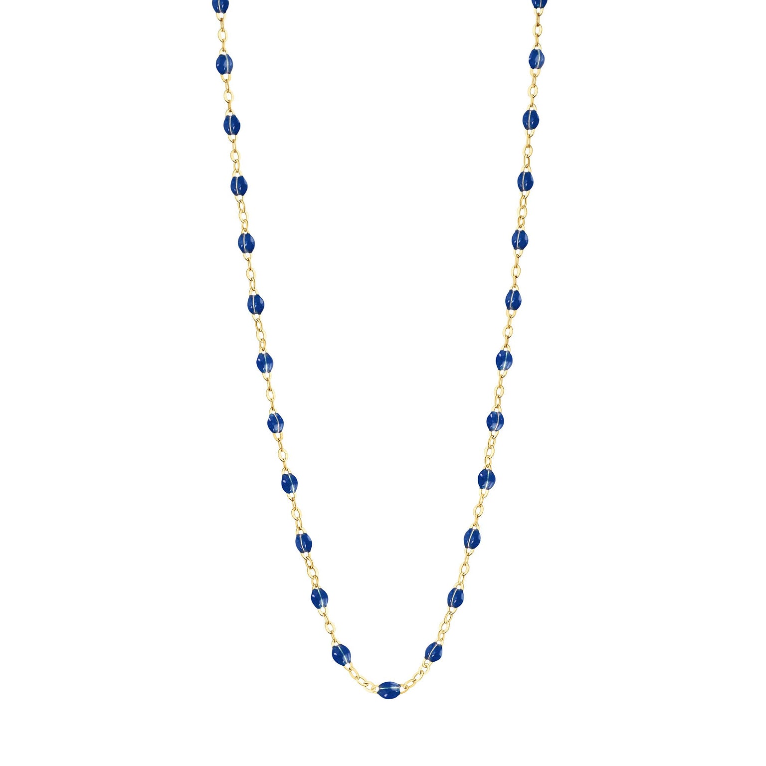 Gigi Clozeau - Classic Gigi Lapis necklace, Yellow Gold, 17.7"