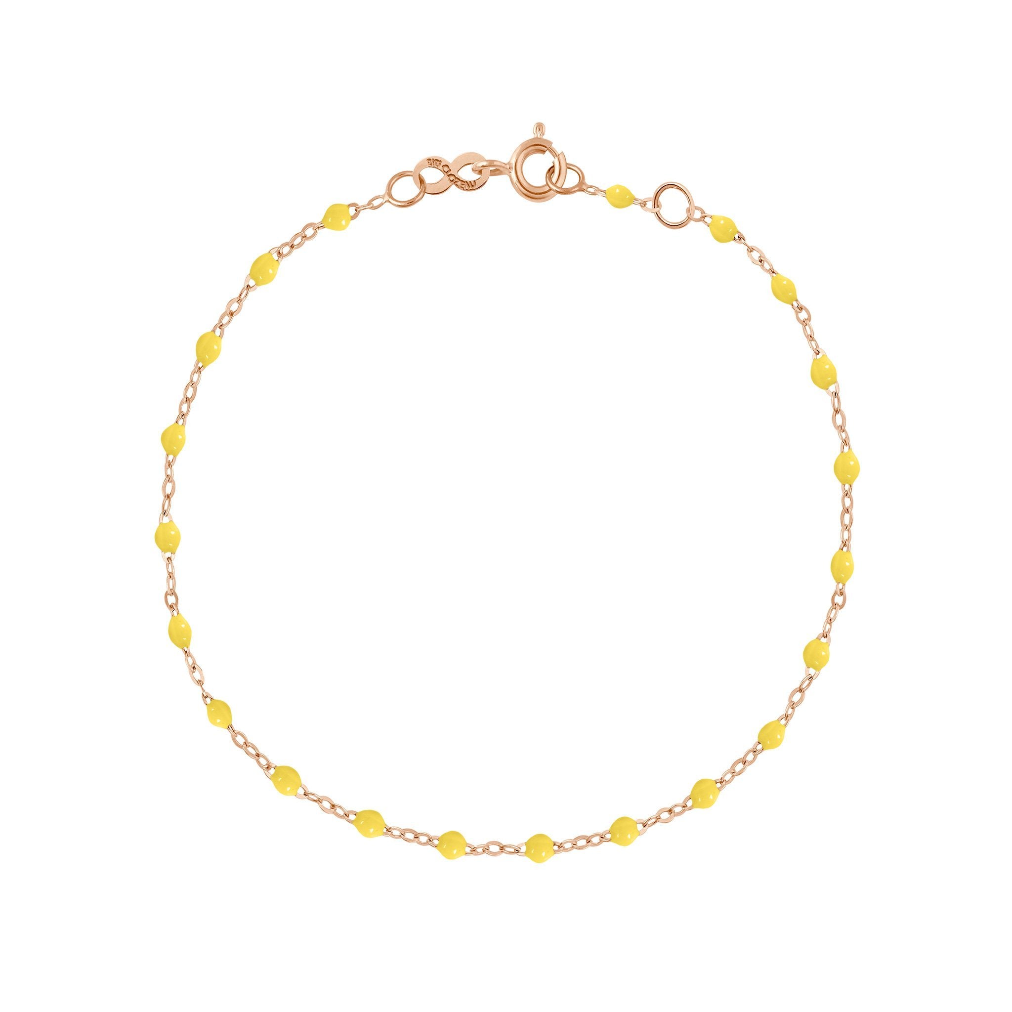 Gigi Clozeau - Classic Gigi Lemon bracelet, Rose Gold, 5.9"