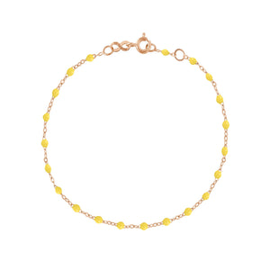 Gigi Clozeau - Classic Gigi Lemon bracelet, Rose Gold, 5.9"